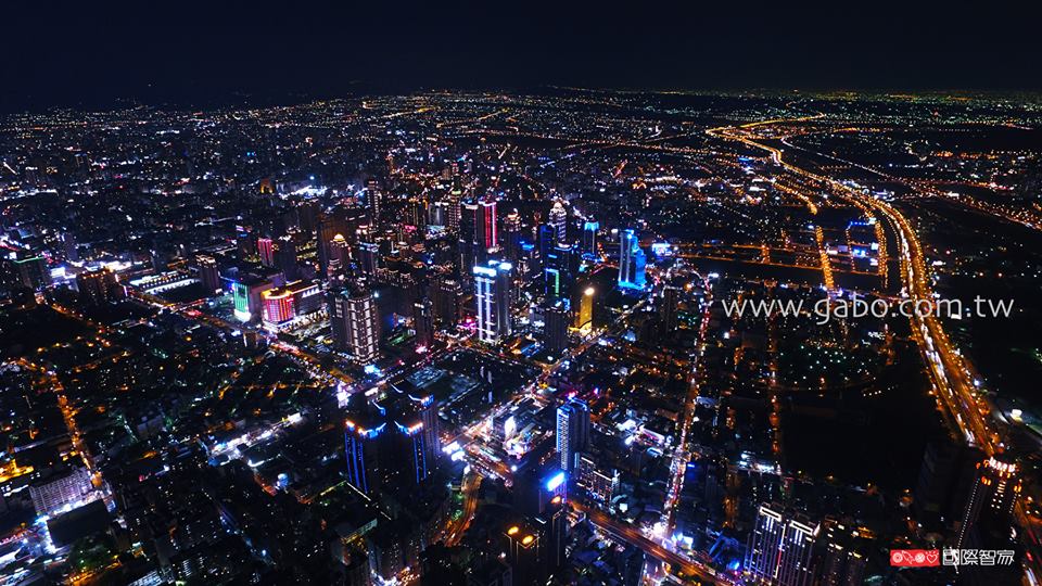 Gabo 國際智家 台中空拍夜景 國際智家整合設計有限公司